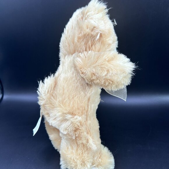 Xenox Smiling Teddy Bear Wearing a Bow Stuffed Animal Plush Toy Beige - Picture 5 of 11